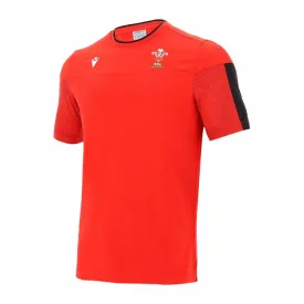 2020-2021 Wales Official Poly Cotton Travel Shirt (Red)