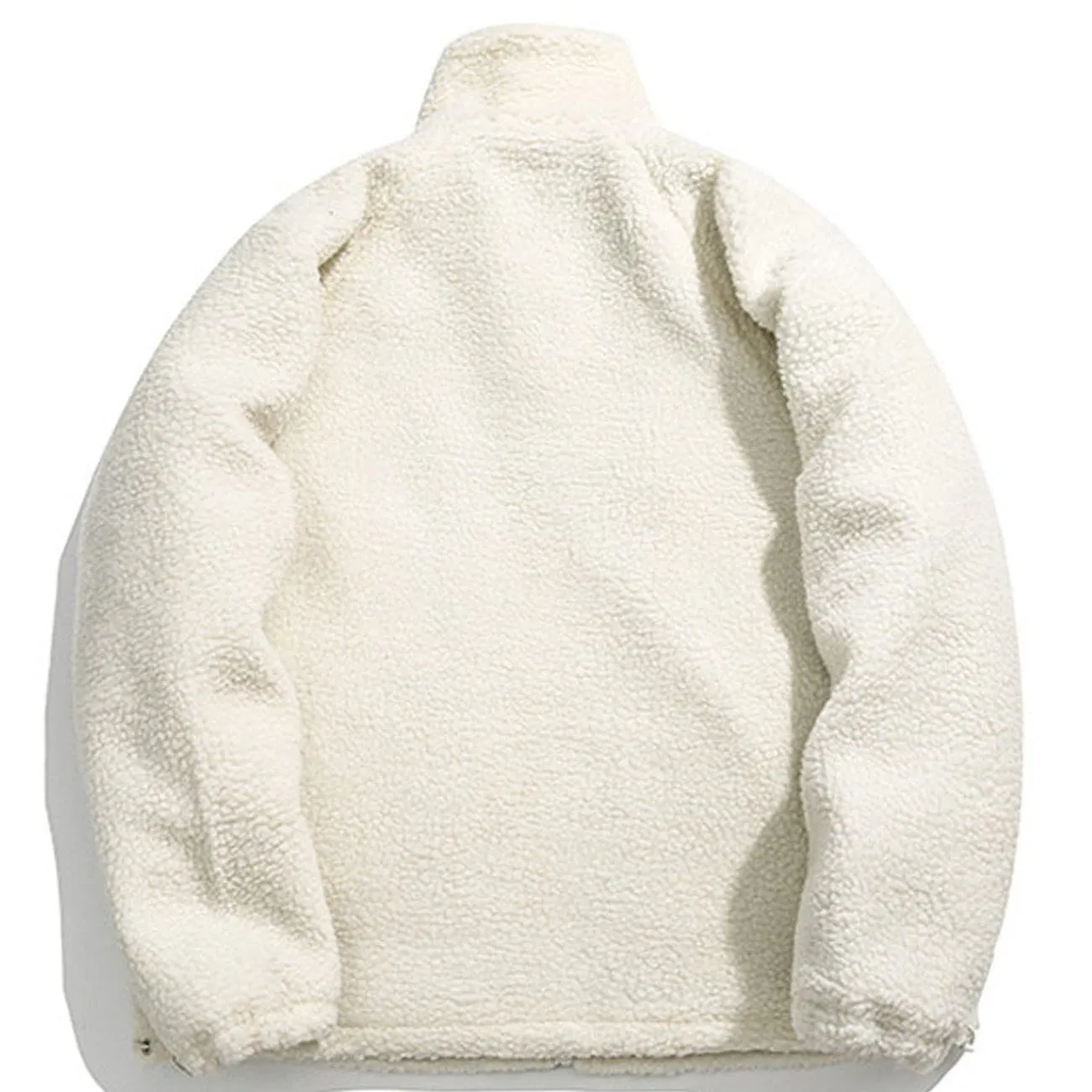 AlanBalen® - Embroidery Letter Sherpa Winter Coat