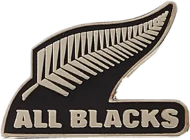 All blacks logo pin