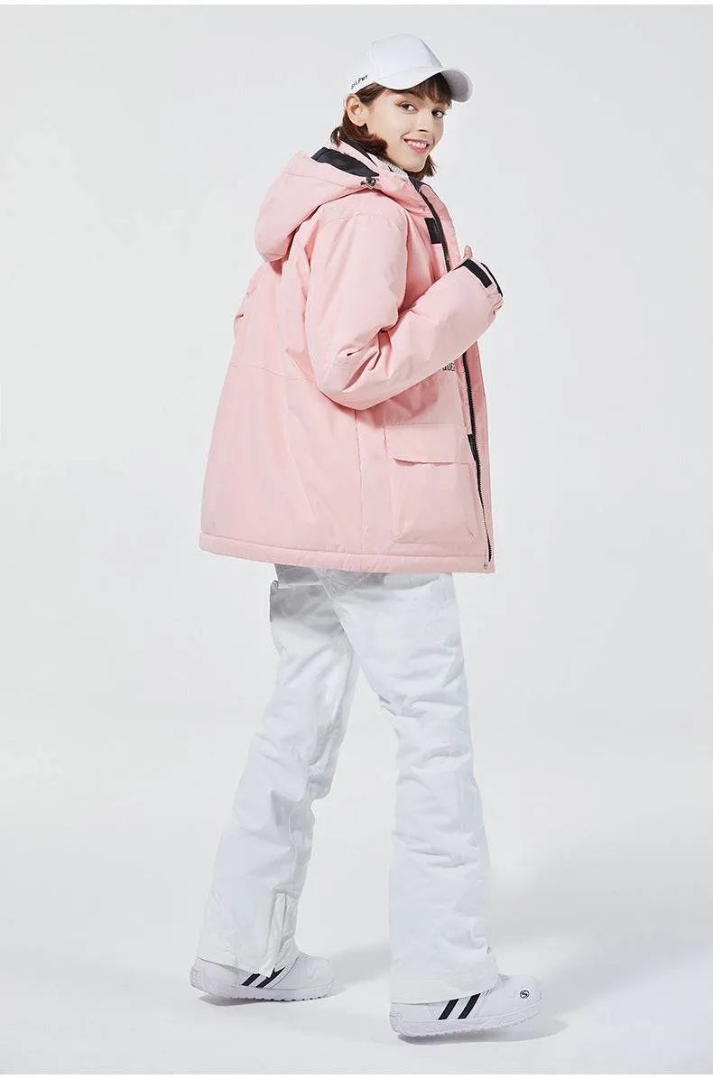 ARCTIC QUEEN Unisex Blizzard Pink Ski Suit