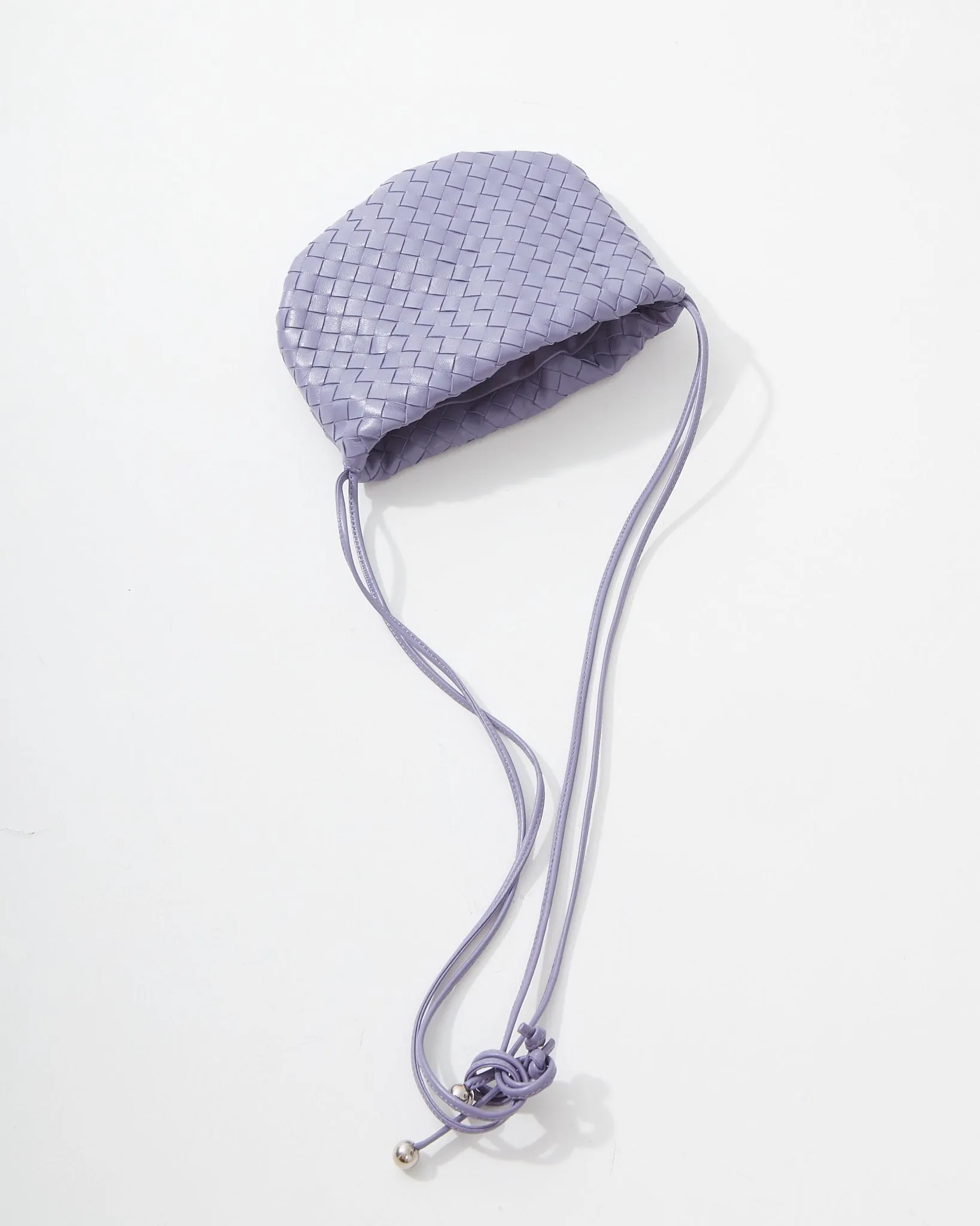 Bottega Veneta Lilac Intrecciato Leather Mini Bulb Bag