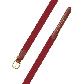 Crimson Belgian Stretch Children's Belt