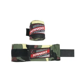 Kango Martial Arts Unisex Adult Green Camo PATTERN Boxing MMA Bandage [WS]