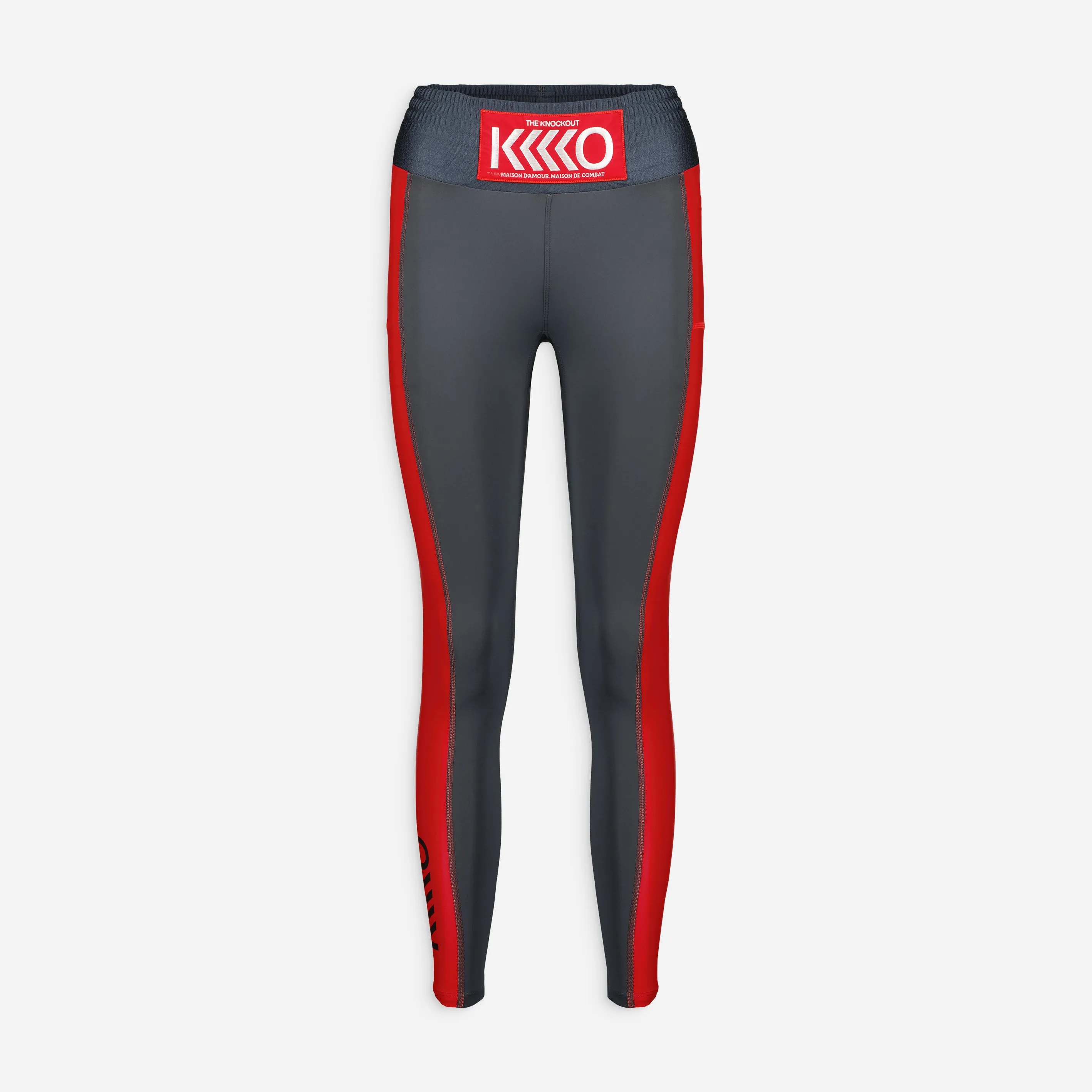 Kick-in Leggings in Grey & Red