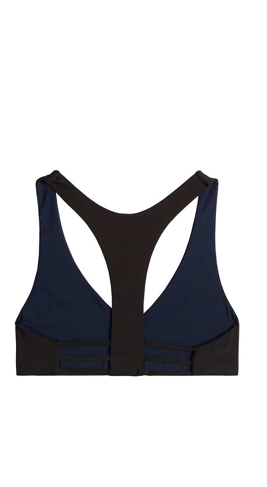 La Jolla Reversible Top: Black/Navy