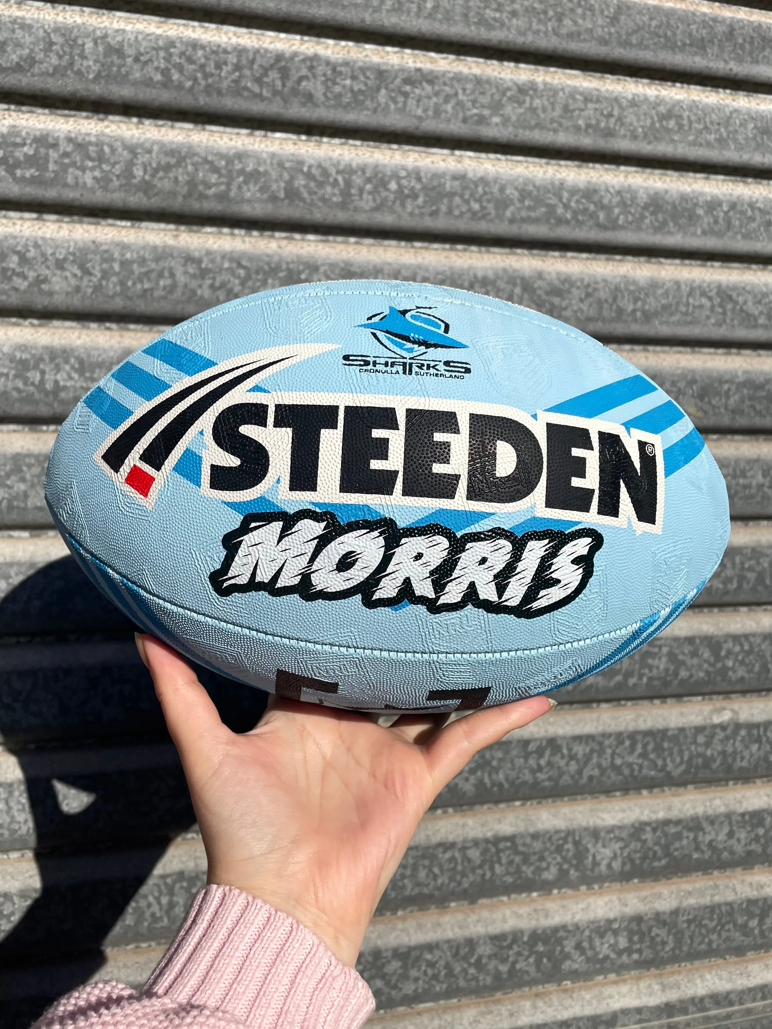 Personalised Cronulla Sharks Official NRL Ball (size 5)