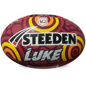 Personalised Indigenous QLD Official NRL Ball (size 5)