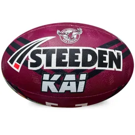 Personalised Manly Sea Eagles Official NRL Ball (size 5)