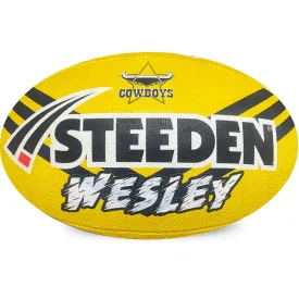 Personalised North Qld Cowboys Official NRL Ball (size 5)